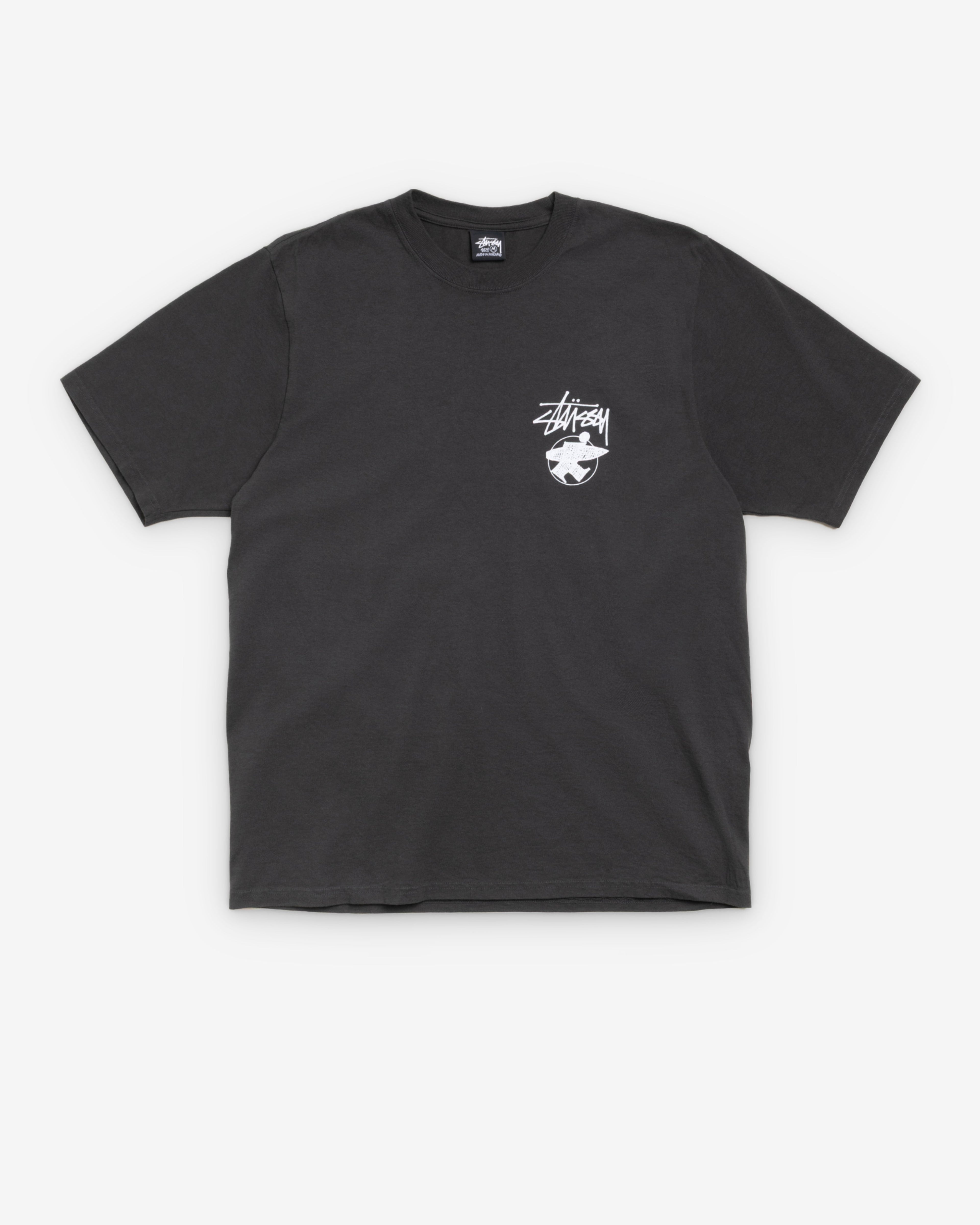 Stüssy  - Men's Long Haul Pig. Dyed Tee - (Black)