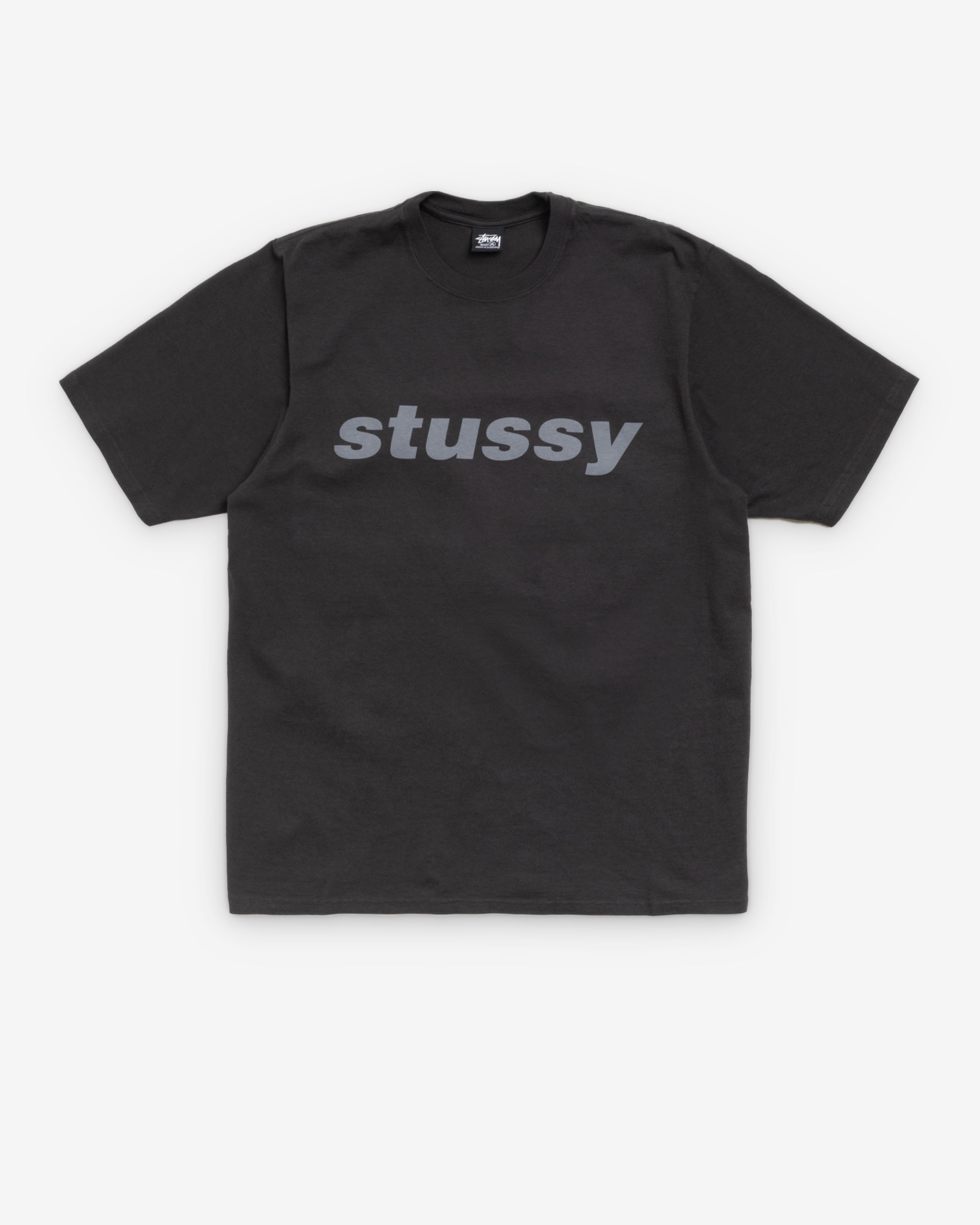Stüssy - Men's Shark Pig. Dyed Tee - (Faded Black)