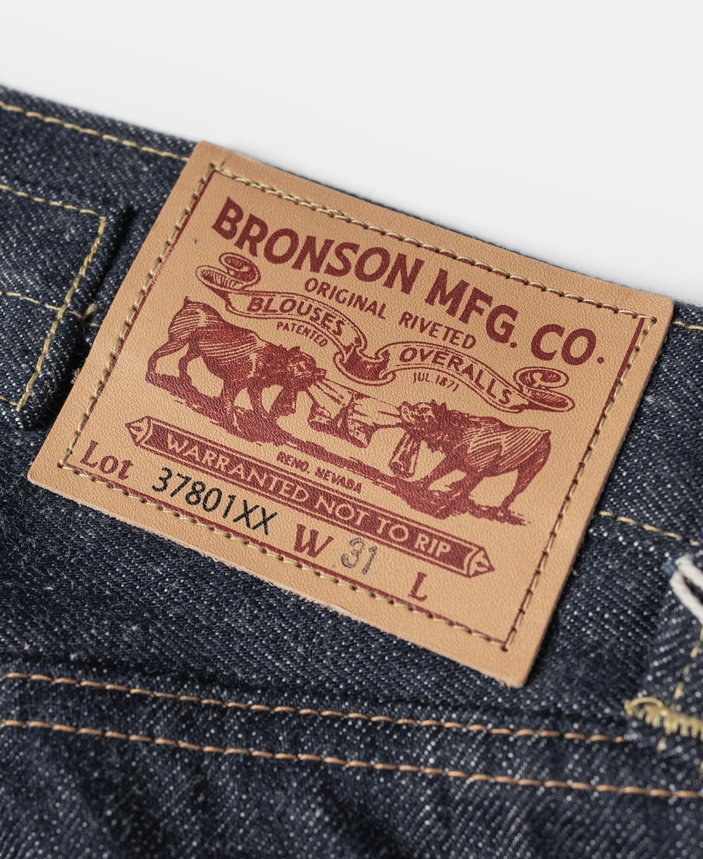 Lot 37801XX 1937 Selvedge Denim Jeans