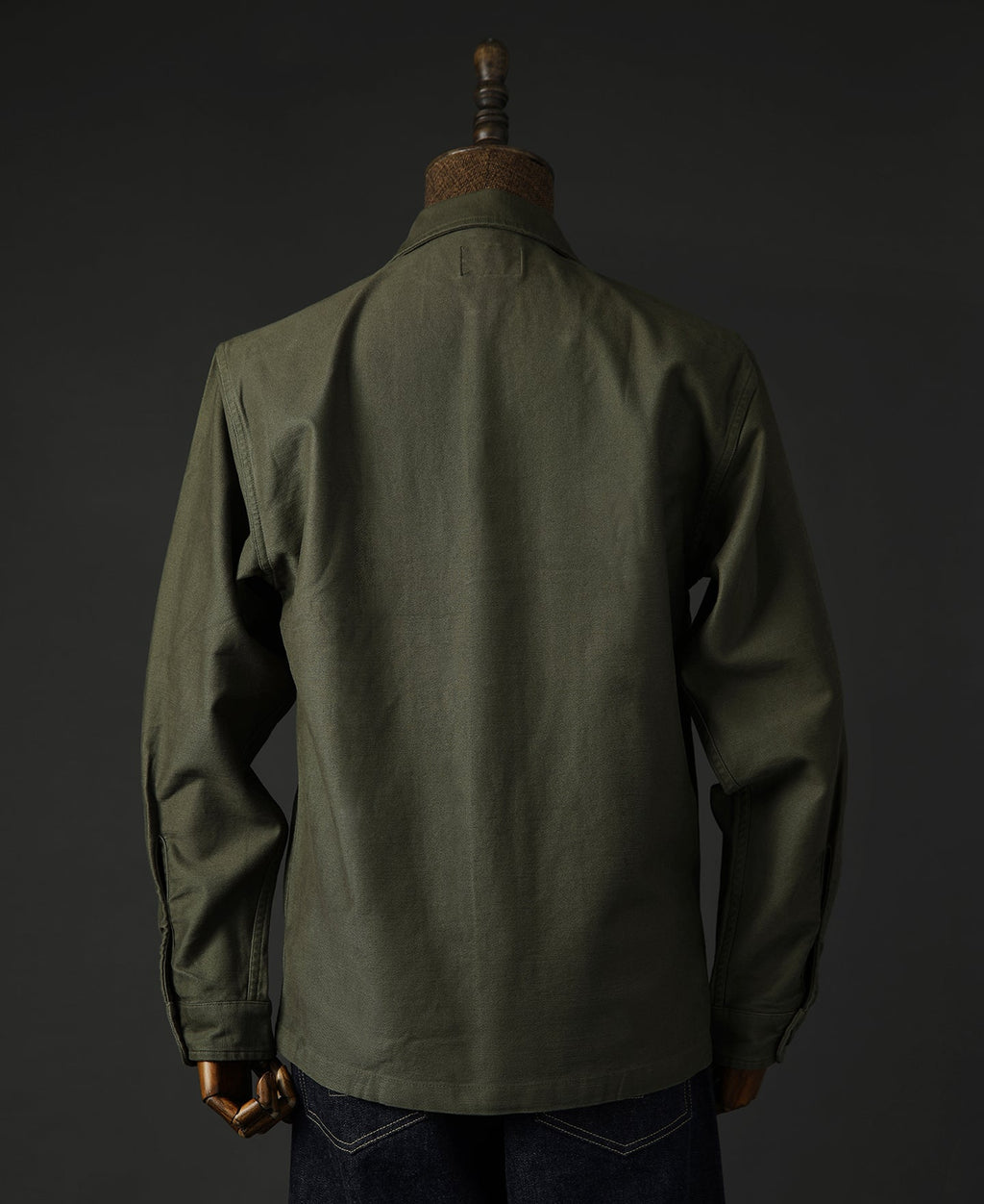 Vietnam War US Army OG-107 Fatigue Utility Shirt - Plain