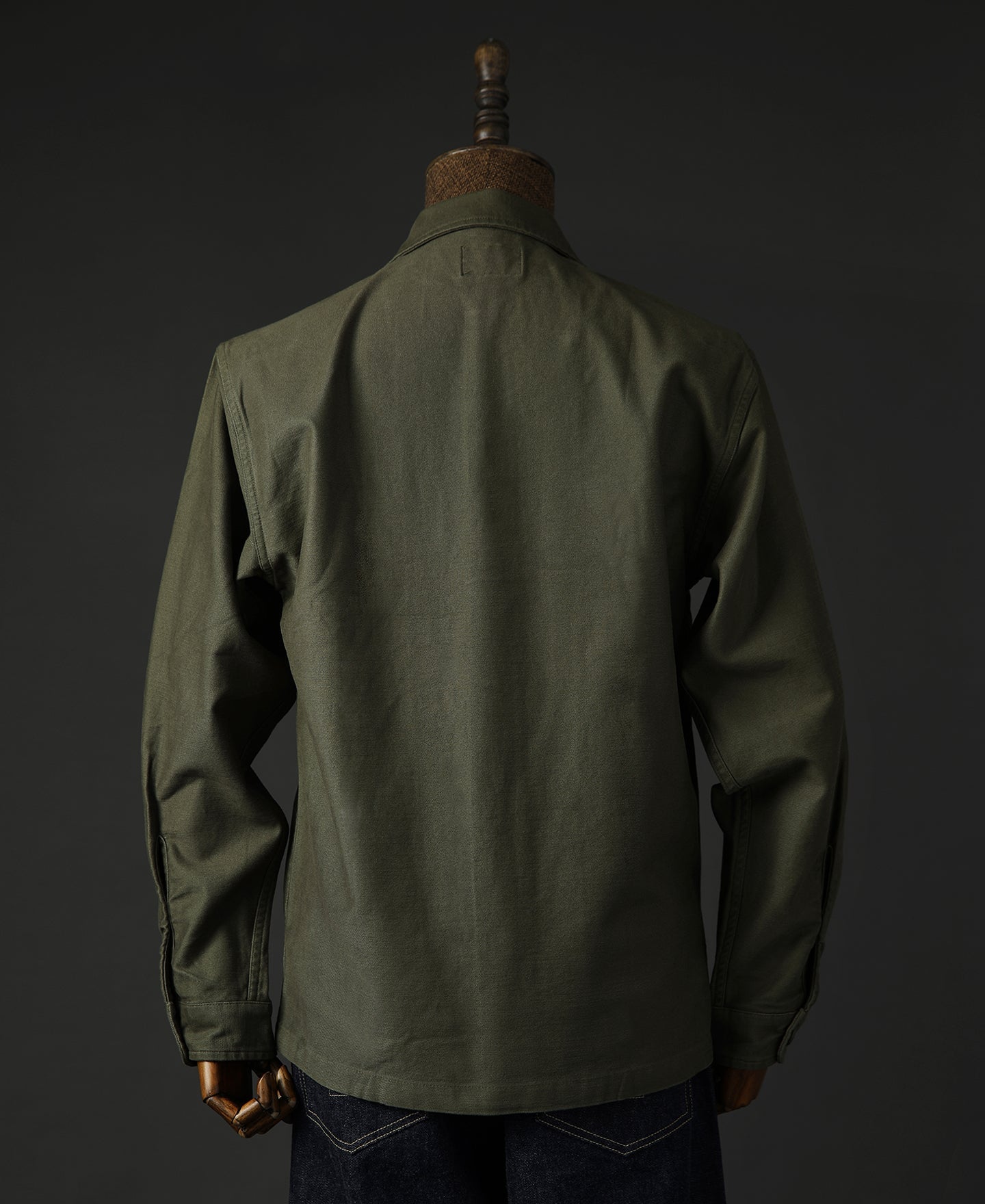 Vietnam War US Army OG-107 Fatigue Utility Shirt - Plain