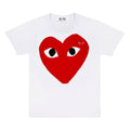 Play - Unisex's Red T-Shirt - (T026)(White)