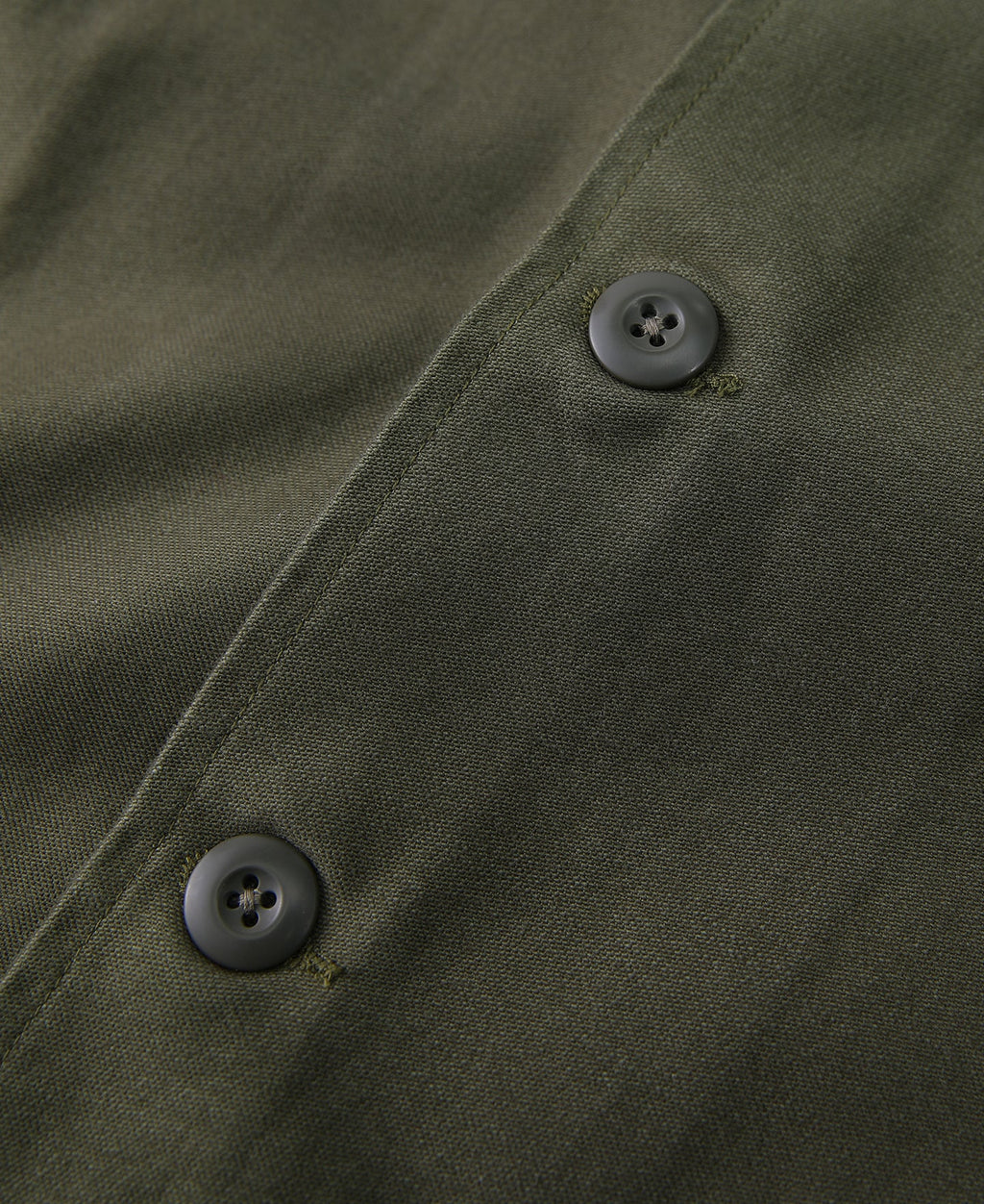 Vietnam War US Army OG-107 Fatigue Utility Shirt - Plain