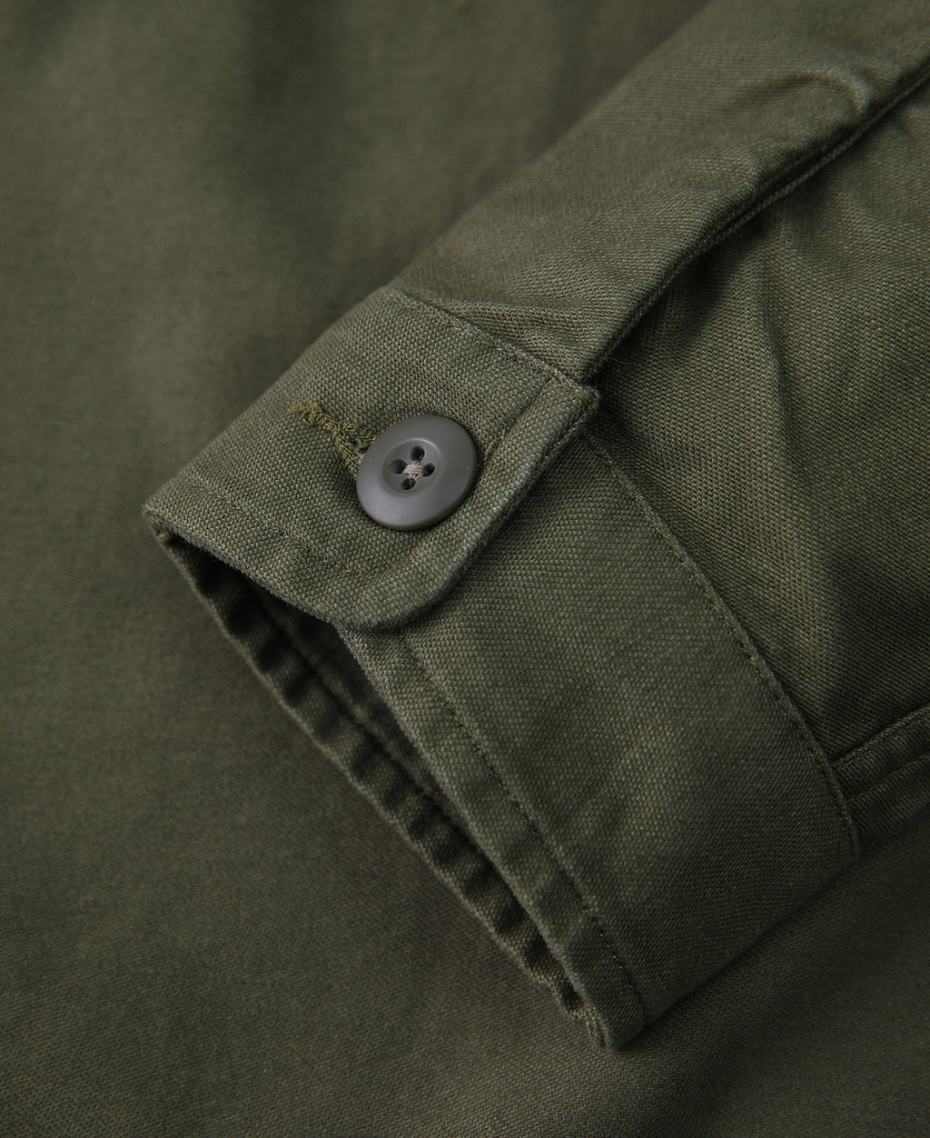 Vietnam War US Army OG-107 Fatigue Utility Shirt - Plain