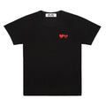 Play - Unisex's T-Shirt with Double Heart - (T226) (Black)