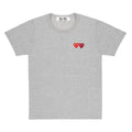 Play - T-Shirt with Double Heart - (T225)(T226)(Grey)