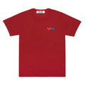 Play - T-Shirt with Double Heart - (T226)(Burgundy)