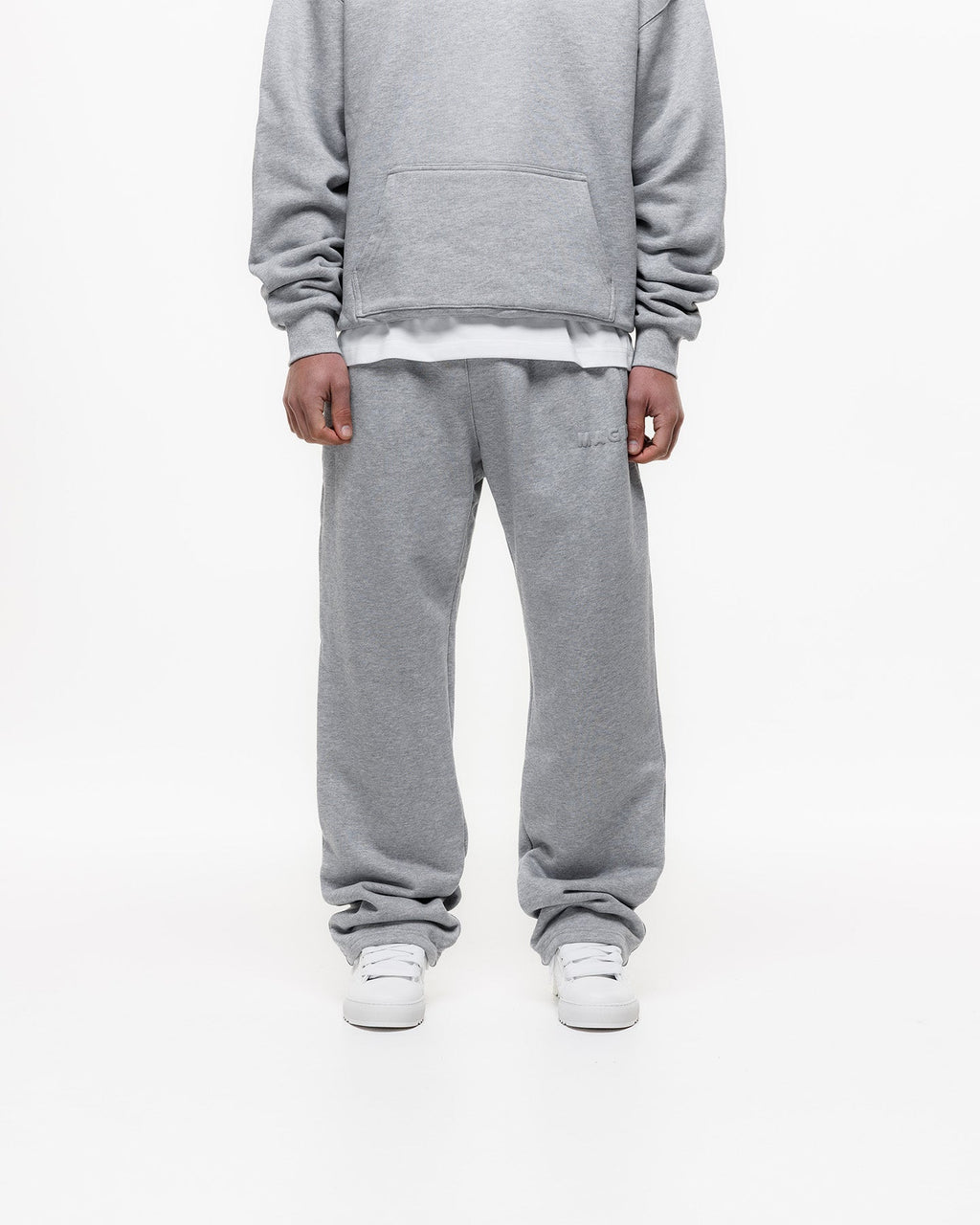 Magiri Core Puff Printed Joggers in Grey