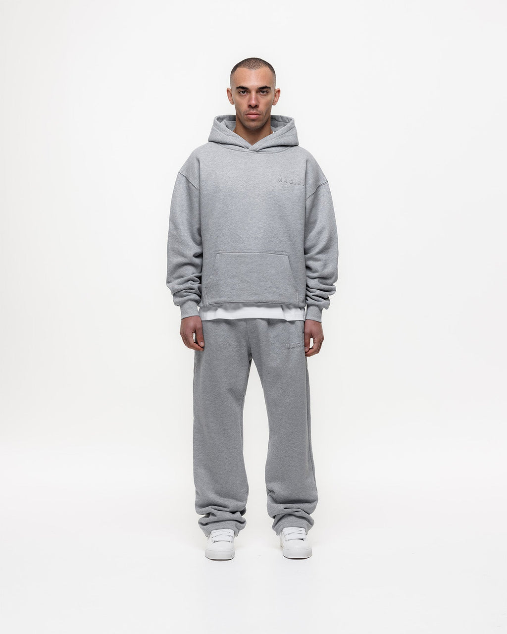 Magiri Core Puff Printed Joggers in Grey