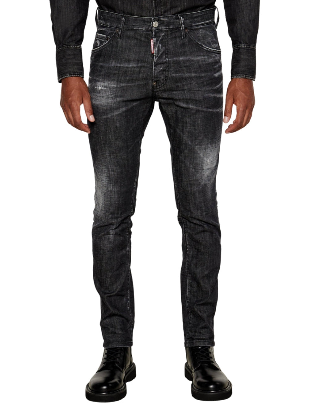 Dsquared2 Easy Wash Cool Guy Black Jeans