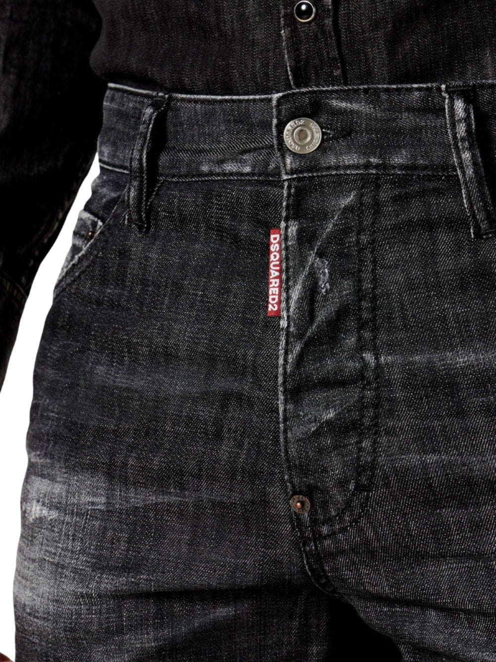 Dsquared2 Easy Wash Cool Guy Black Jeans