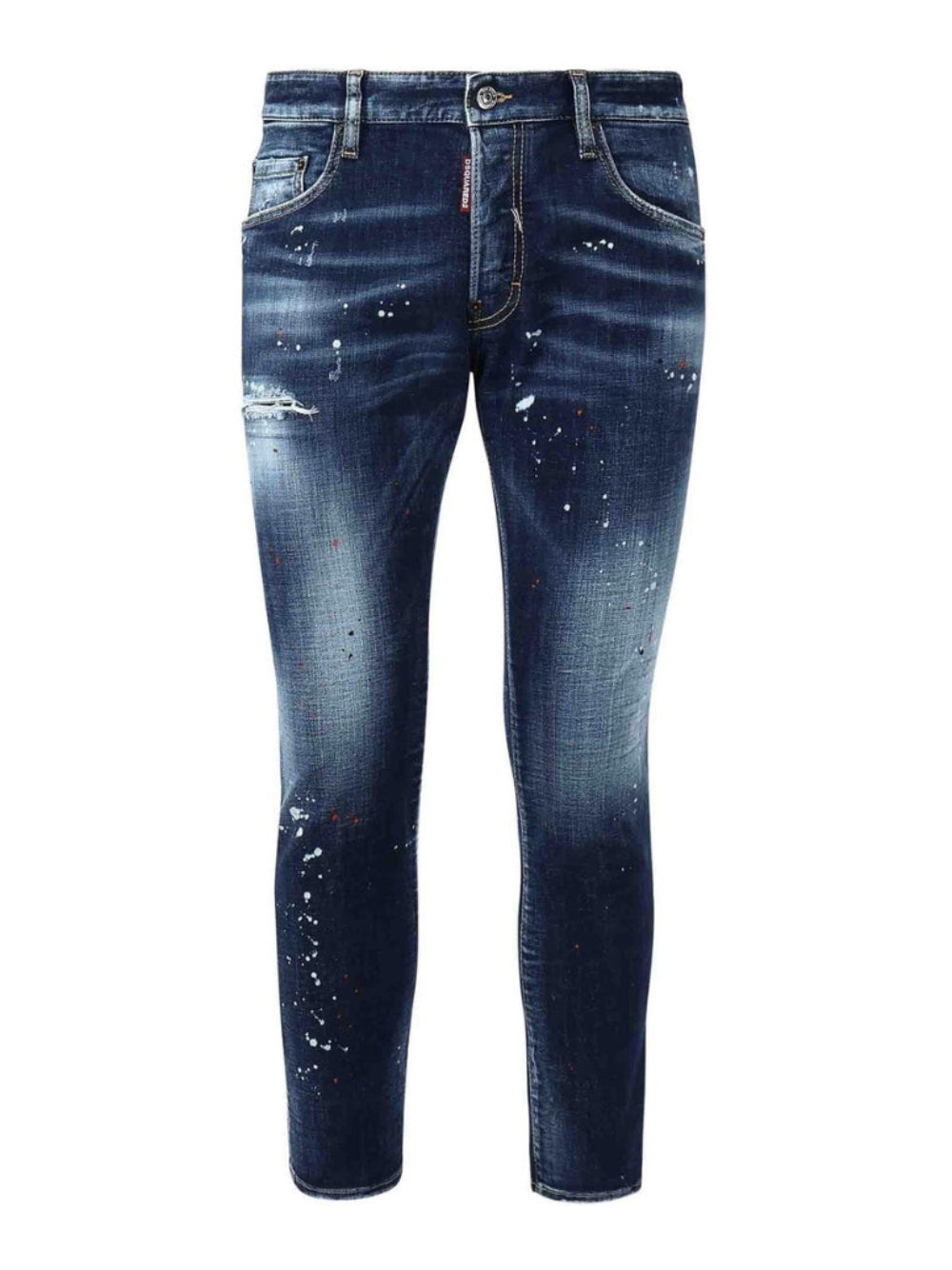 Dsquared2 Easy Wash Skater Navy Blue Jeans