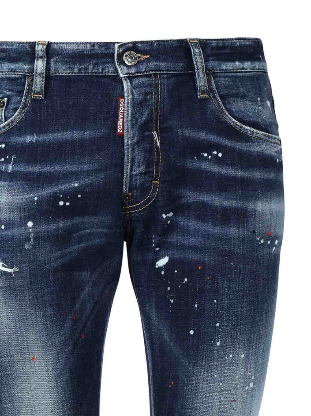 Dsquared2 Easy Wash Skater Navy Blue Jeans