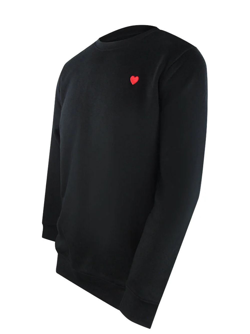 Love Moschino Small Heart Logo Black Sweatshirt
