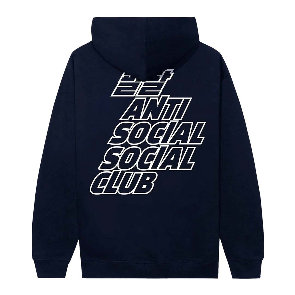 Anti Social Social Club Midnight Club Hoodie 'Navy'