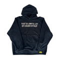 Awful Lot of Cough Syrup Bling Logo Hoodie Black