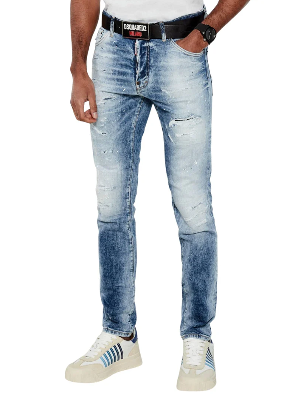 Dsquared2 Light Scarface Wash Cool Guy Blue Jeans