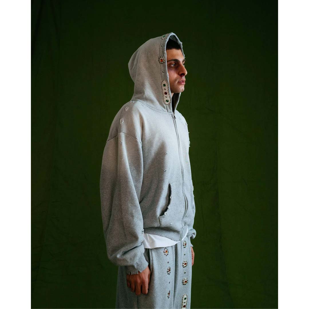 Bravest Studios Light Grey Sapphire Hoodie