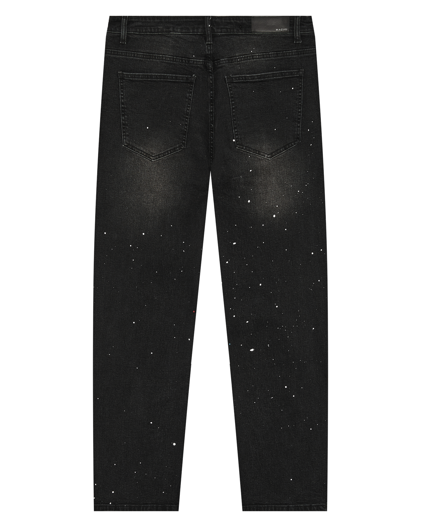 Magiri Core Painted Straight Jeans in Black