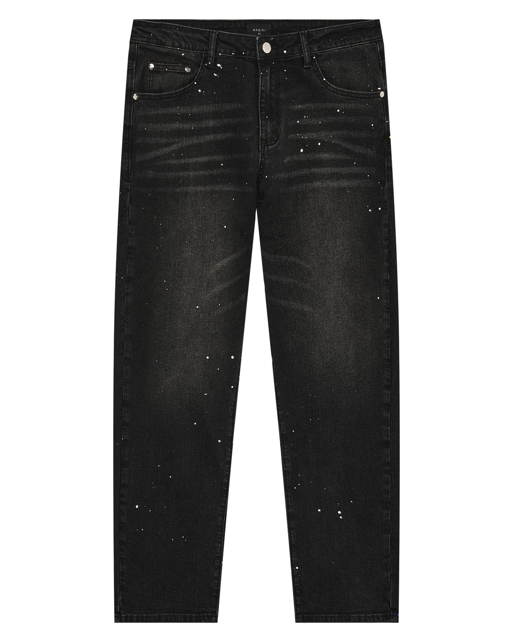 Magiri Core Painted Straight Jeans in Black