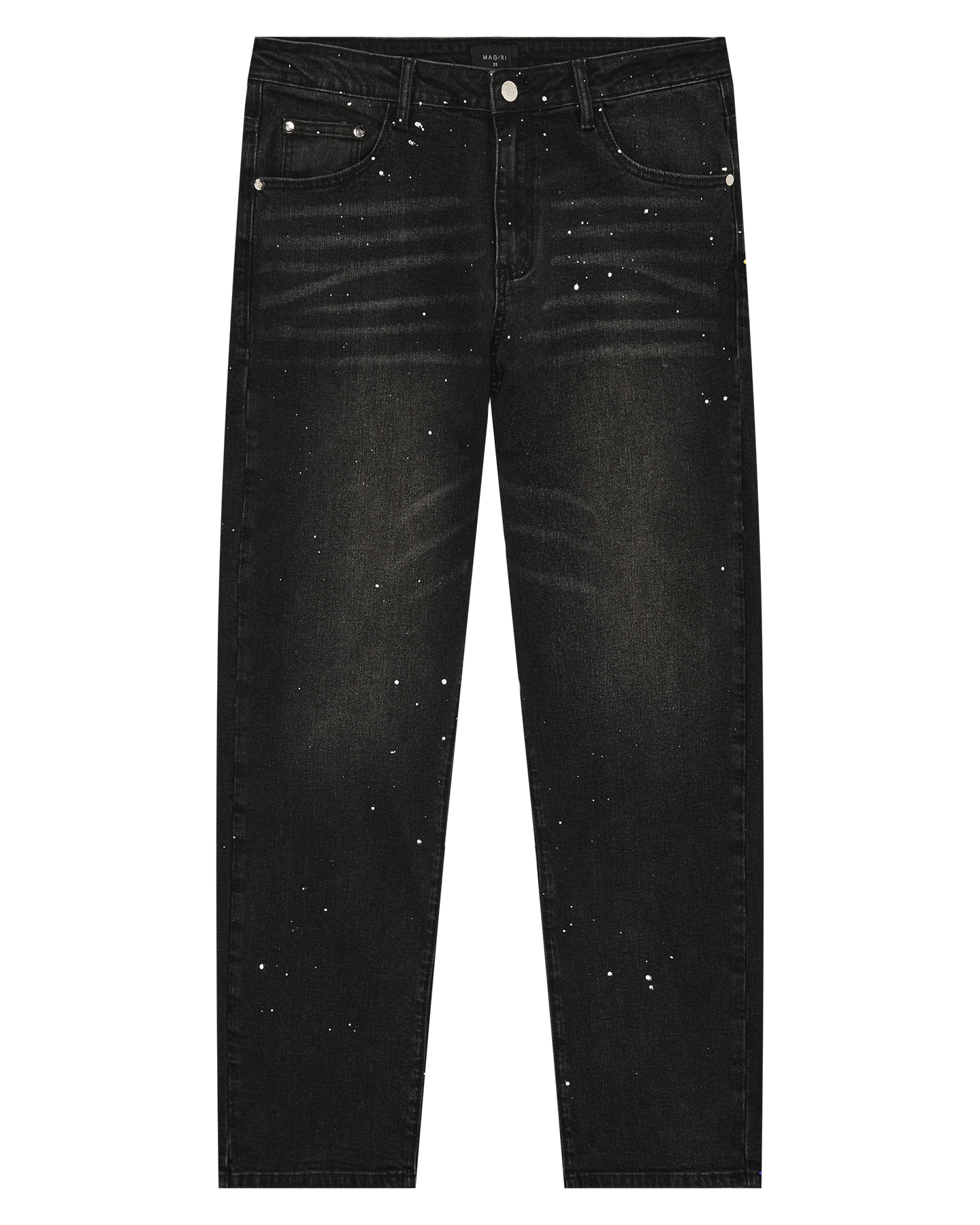 Magiri Core Painted Straight Jeans in Black