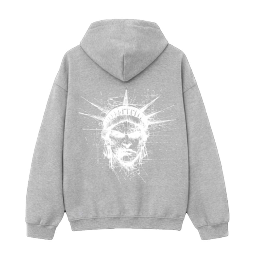 Floor 914 Studded Grey Hoodie