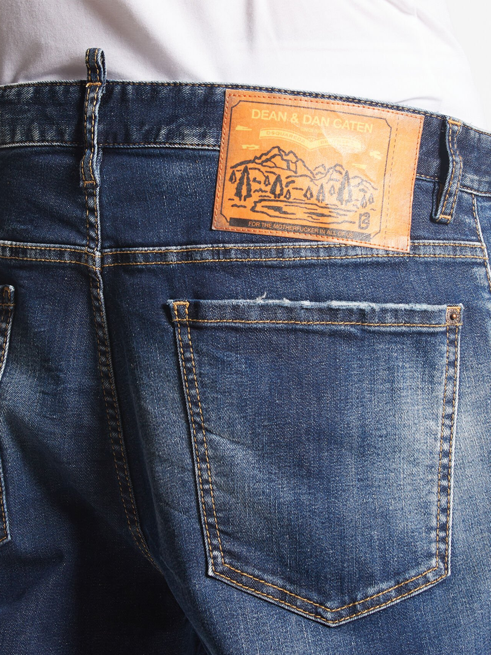Dsquared2 Dark Wash Cool Guy Jeans in Blue