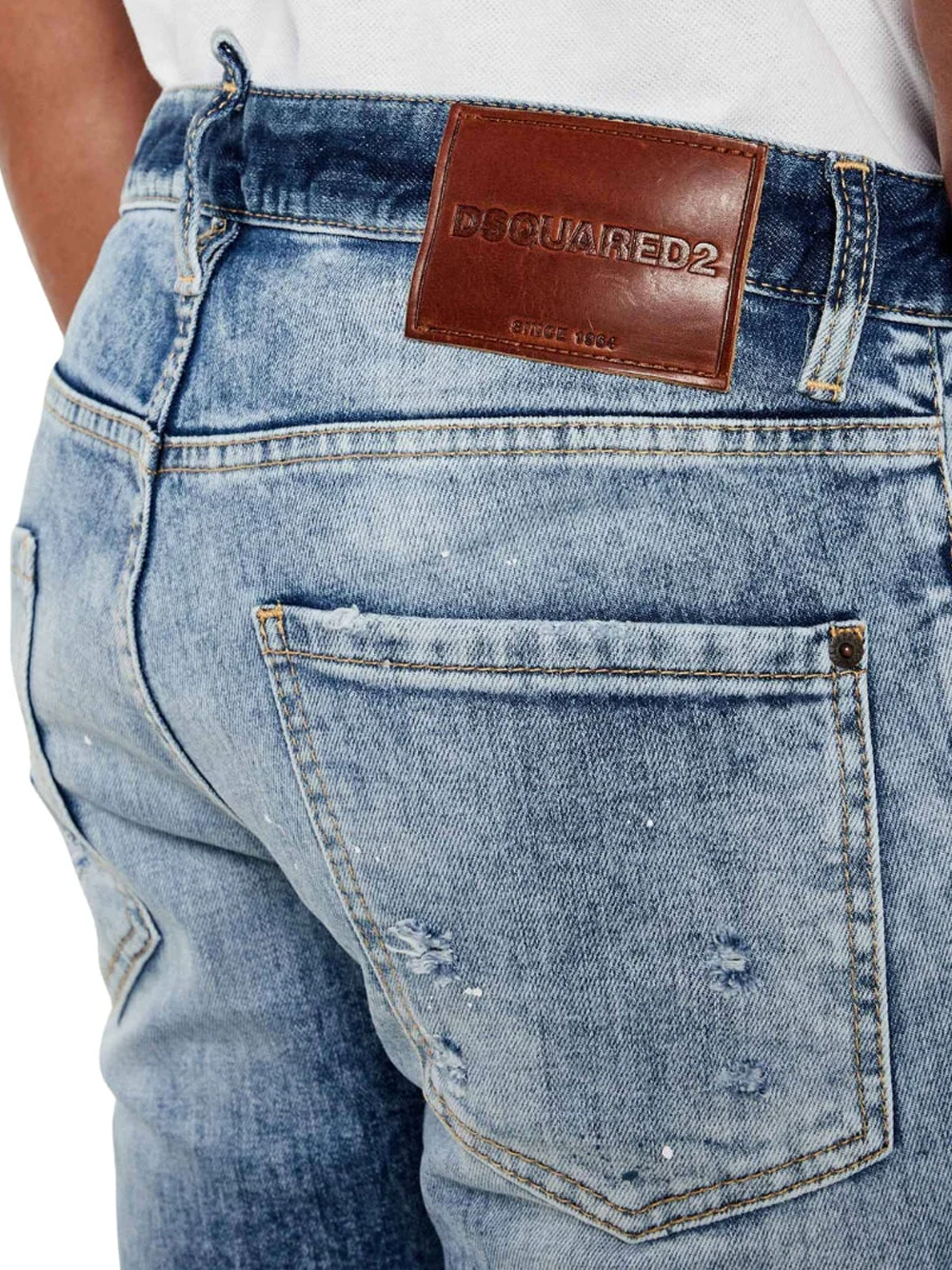 Dsquared2 Light Scarface Wash Cool Guy Blue Jeans