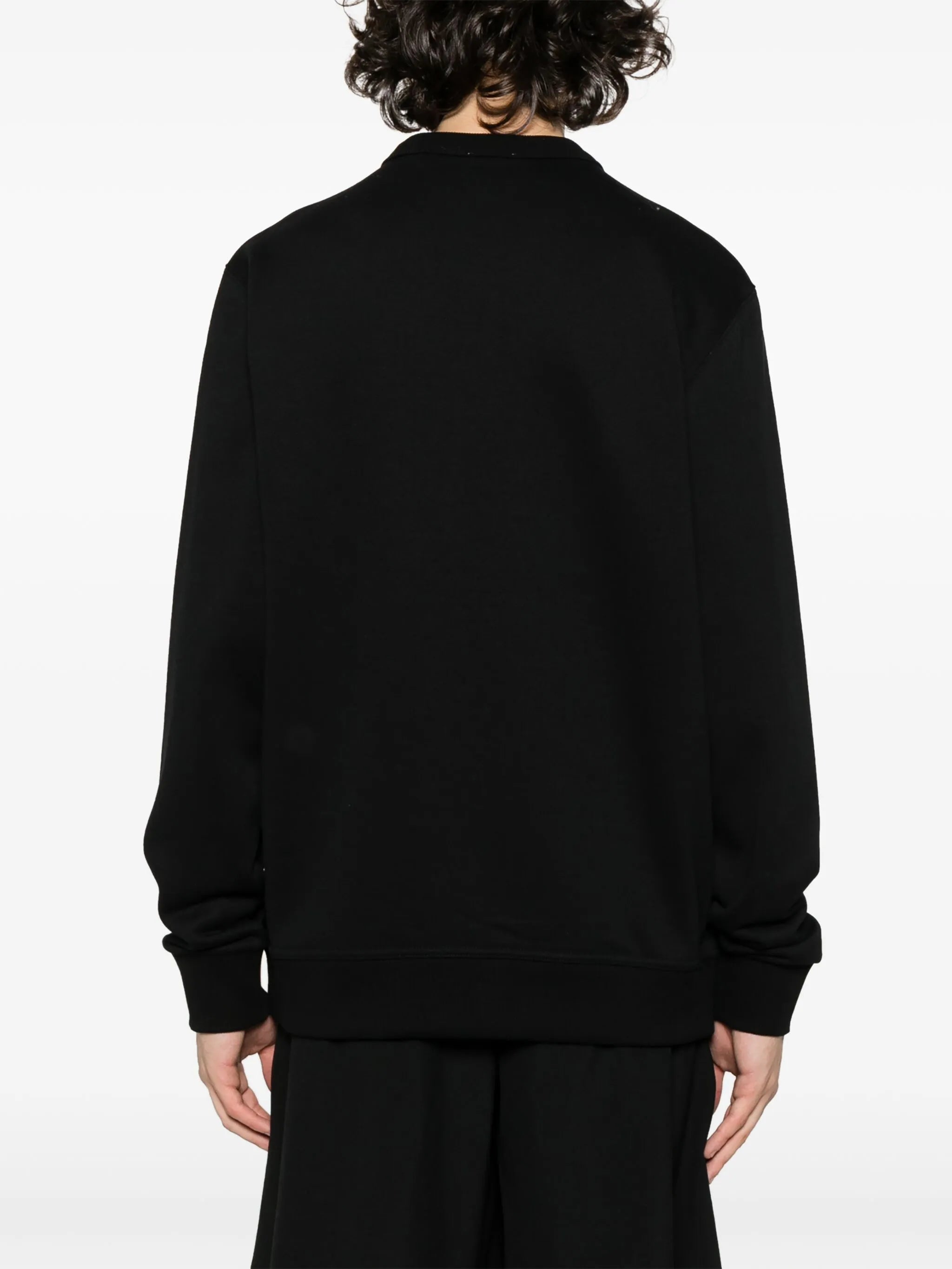 Burberry Logo Print Sweatshirt in Black