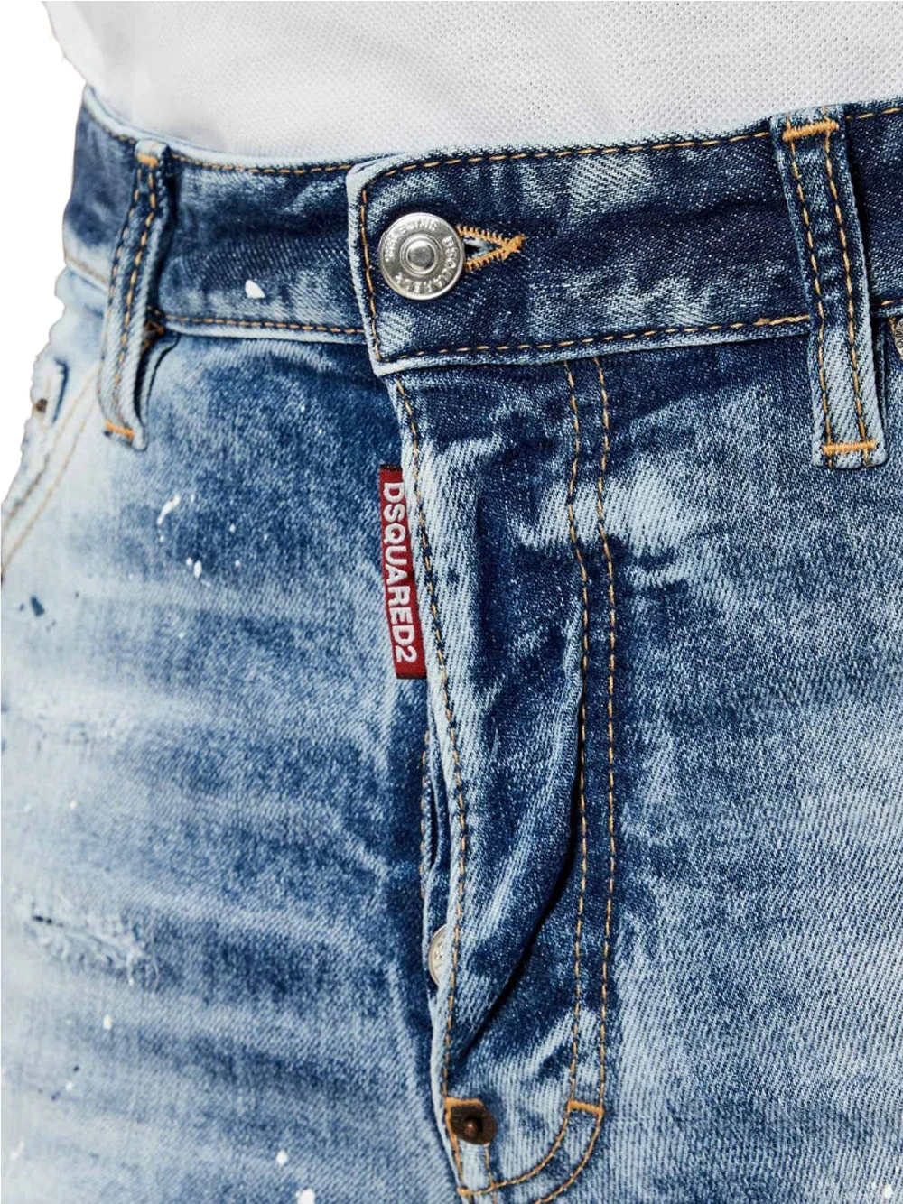 Dsquared2 Light Scarface Wash Cool Guy Blue Jeans