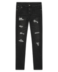 Magiri Noir Ripped Slim Jeans in Black