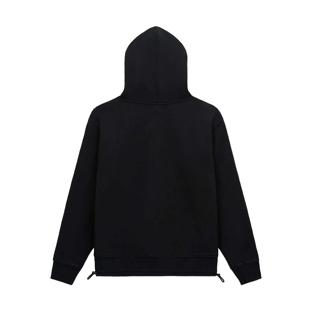RtA Jordan Etched Monogram Hoodie Black