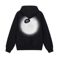 Stussy 8 Ball Fade Hoodie Black